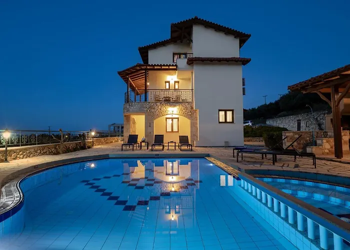 Villa Eleftheria Private Pool/Garden/View/3Bdrms/3.5Bthrms